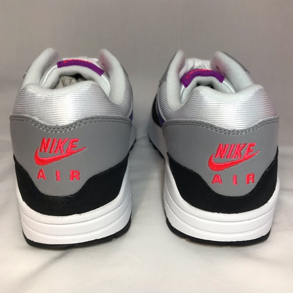 Nike Air Max 1 Raptors Pink Flash Lifestyle Shoes - Picture 6 of 8